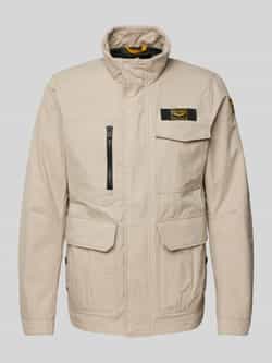 PME LEGEND Heren Jassen Semi Long Jacket Futurer Mech Cotton Beige