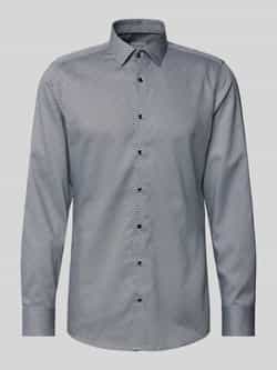 Eterna Slim fit zakelijk overhemd met kentkraag
