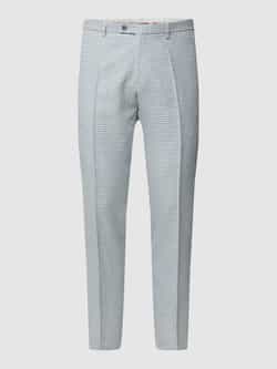 CG Club of Gents Slim fit chino met pied-de-poule-motief model 'Paco'