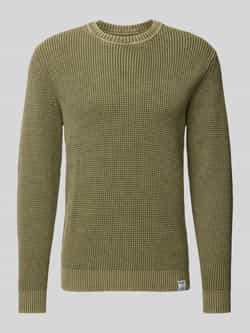 Pepe Jeans Gebreide pullover met labeldetail model 'Maddox'