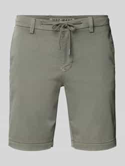MAC Korte regular fit broek met tunnelkoord