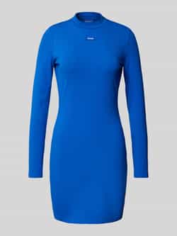 Hugo Blue Mini-jurk met labelbadge model 'Nilla'