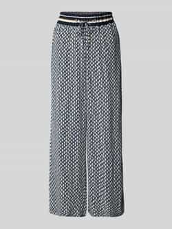 Zero Relaxed fit palazzobroek van pure viscose