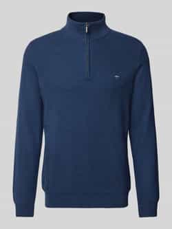 FYNCH-HATTON Gebreide pullover met labelstitching