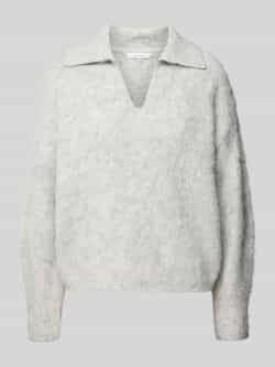 Opus Gebreide pullover met ribboorden model 'Pelsie'