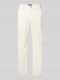 Tommy Hilfiger Straight leg coduroy broek van katoenmix model 'DENTON'