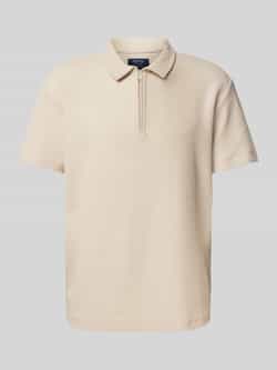 MCNEAL Regular fit poloshirt met ritssluiting
