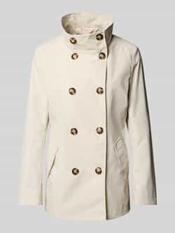 Christian Berg Woman Selection Trenchcoat met opstaande kraag en steekzakken