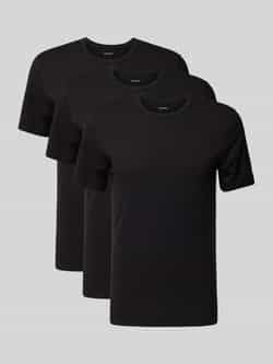 Calvin Klein T-shirt S S CREW NECK 3PK met logo aan de zoom (3-delig Set van 3)