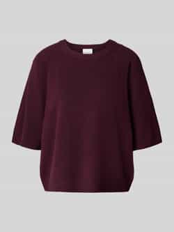Comma Gebreide pullover met 3 4-mouwen