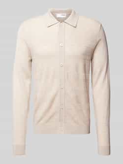 Selected Homme Cardigan met platte kraag model 'TRAY'