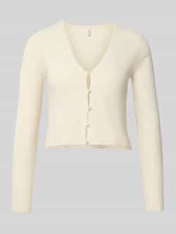 Only Gebreide trui ONLRICA LIFE LS VNECK PEARLCARD KNT