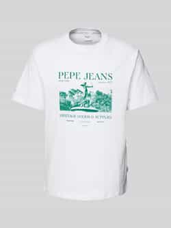 Pepe Jeans T-shirt met labelprint