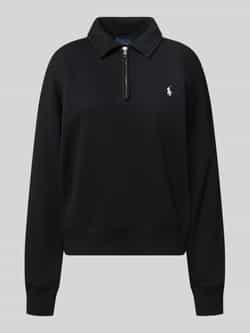 Polo Ralph Lauren Sweatshirt met polokraag en labelstitching