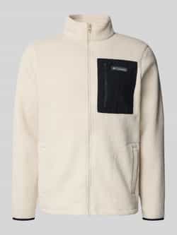 Columbia Fleecejack met borstzak en labelstitching model 'Jasper'