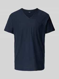 JOOP! JEANS T-shirt met V-hals en borstzak