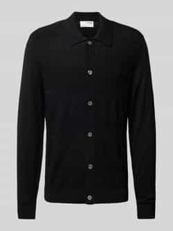 Selected Homme Cardigan met platte kraag model 'TRAY'