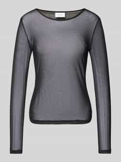 Vila Shirt met lange mouwen in semi-transparant design model 'NORA'