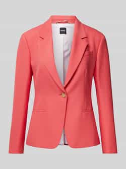 Boss Blazer met paspelzak op de borst model 'Jia'