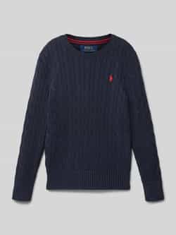 Polo Ralph Lauren Teens Gebreide pullover met labelstitching