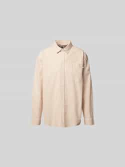 Wood Relaxed fit vrijetijdsoverhemd met borstzak