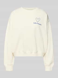 LOLLYS LAUNDRY Sweatshirt met labelprint model 'Sydney'