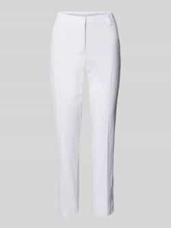CAMBIO Skinny fit stoffen broek met persplooien model 'STELLA'