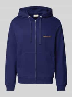 Jack & jones Sweatjack met kangoeroezak en ritssluiting