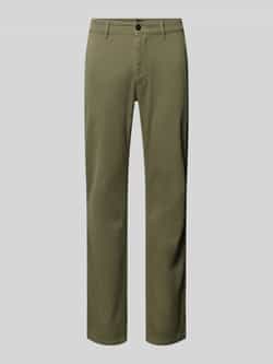 Boss Orange Slim fit chino met steekzakken opzij