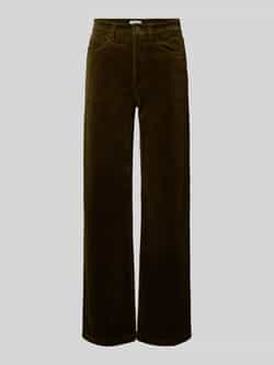 Marc O'Polo DENIM Wide leg corduroy broek van katoenmix