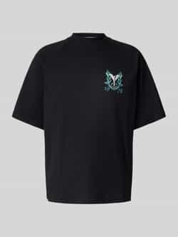 Carlo colucci Oversized T-shirt met labelprint