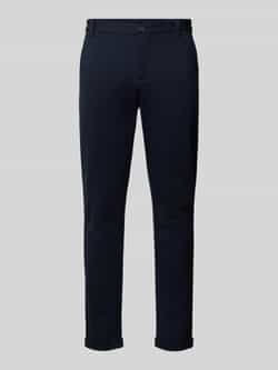 lindbergh Slim fit stoffen broek met verkort model