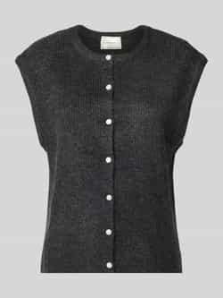NEO NOIR Dames Truien & Vesten Everest Knit Vest Donkergrijs