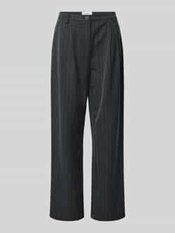 Moves Flared stoffen broek met bandplooien model 'Nimma'