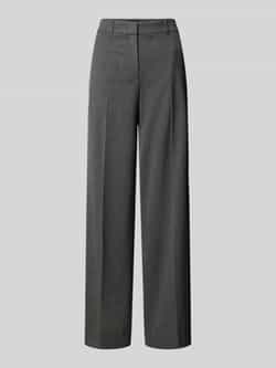 Marc Cain Wide fit broek met persplooien
