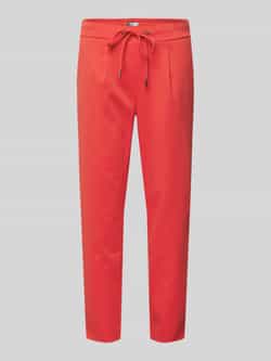 B.Young Tapered fit broek met bandplooien model 'RIZET'