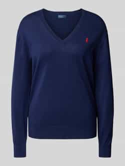 Polo Ralph Lauren Gebreide pullover met logostitching en V-hals