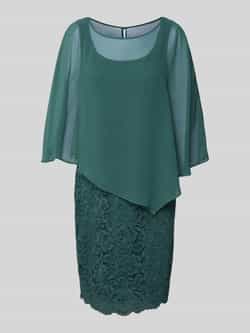 Vera Mont Knielange cocktailjurk in 2-in-1-look