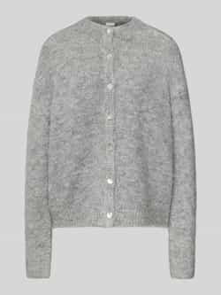 Ichi Relaxed fit gebreid jack met wol model 'Bela'