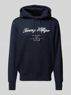 Tommy Hilfiger Hoodie SCRIPT LOGO HOODY met opgestikt logo