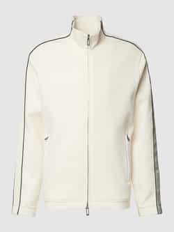 Emporio Armani Sweatjack met labelcontraststrepen