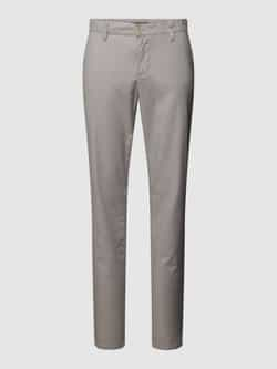 Alberto Regular fit broek met structuurmotief model 'LOU'