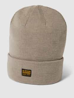 G-Star Raw Beanie met labelpatch model 'Effo'