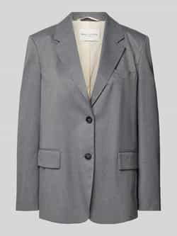 Marc O'Polo Relaxed fit boyfriend blazer met scheerwol