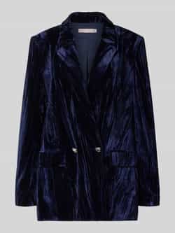 Christian Berg Cocktail Relaxed fit blazer van fluweel met reverskraag