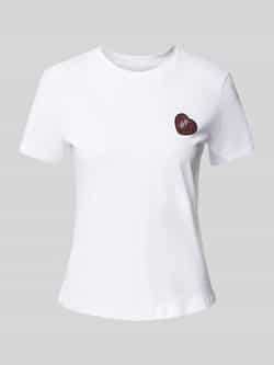 Armani Exchange T-shirt met labelpatch