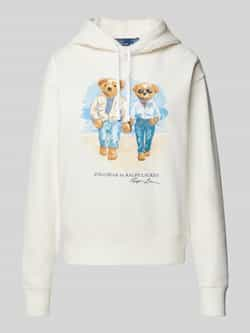 Polo Ralph Lauren Oversized hoodie met motiefprint model 'BEAR'