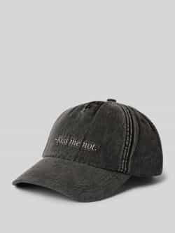HUGO Baseballpet met motiefstitching model 'Cara'