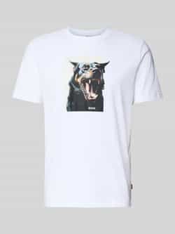 Boss Orange Slim fit T-shirt van puur katoen model 'TE_DOBERMANN'