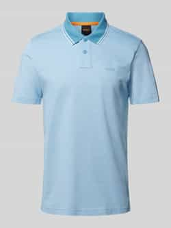 Hugo Boss Lichtblauw poloshirt met korte mouw Blue Heren